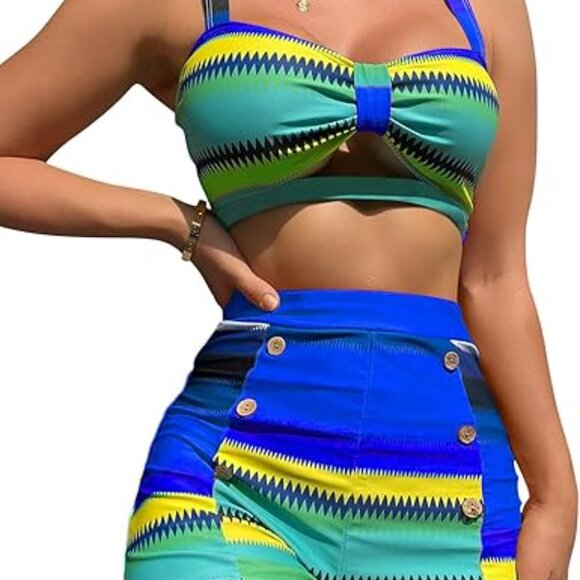 NEW Women's B2prity Two Piece Swimsuit XXL - Picture 3 of 9